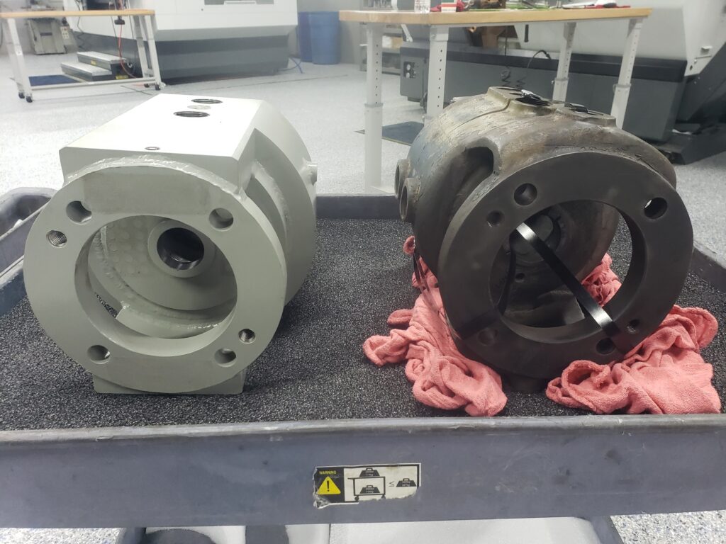 Case Study Pump Bearing Housing Reverse Engineering & Fabrication